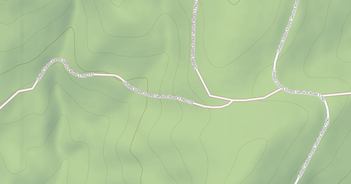 Map preview of USFS National Forest System Roads {0D6F975E-1E6B-4E10-ADD4-AEF9BFDDBF59}