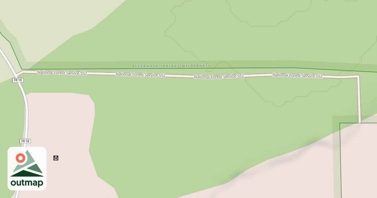 Map of USFS National Forest System Roads {B53D4071-8947-45F6-9842-49D85B576C68}