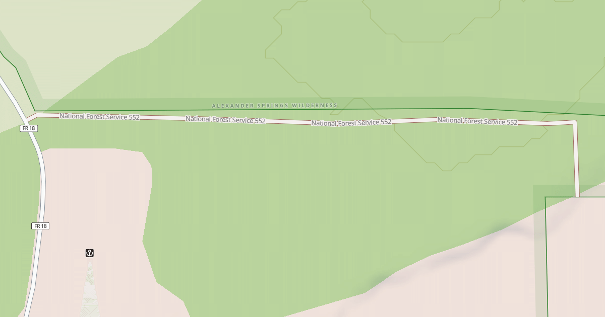Map preview of USFS National Forest System Roads {B53D4071-8947-45F6-9842-49D85B576C68}