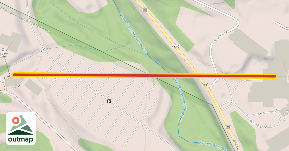 Map of Over Easy Transfer Gondola