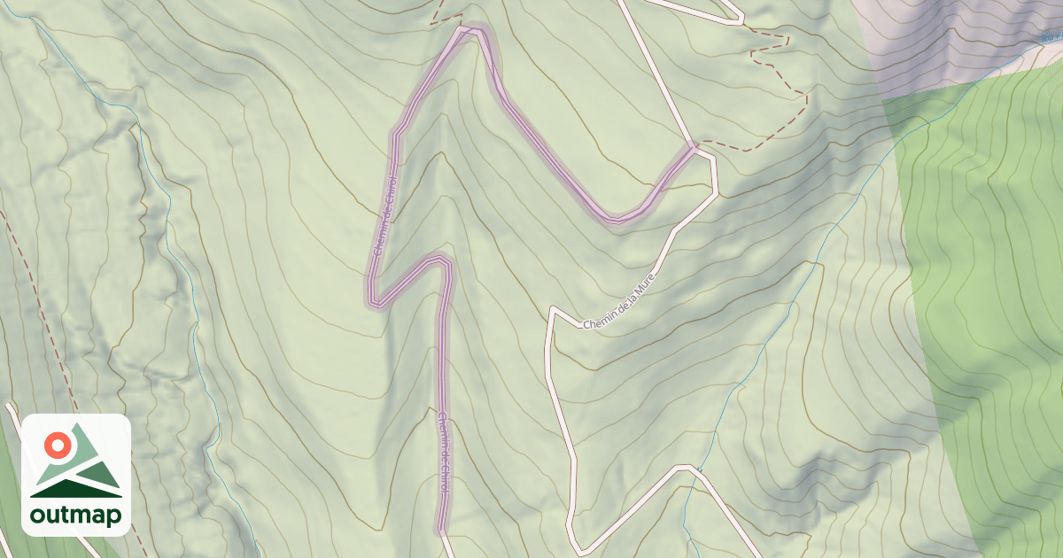 Map of Chemin de Chirol