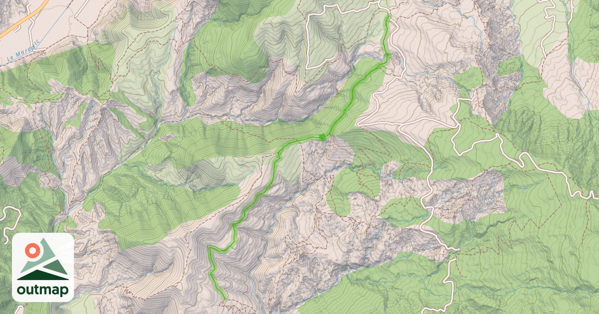 Map of Chemin de Dalosto