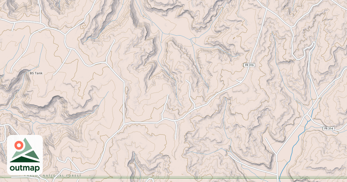 Map of CHIEF BROWN