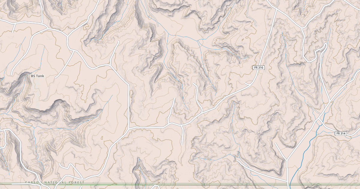 Map preview of CHIEF BROWN