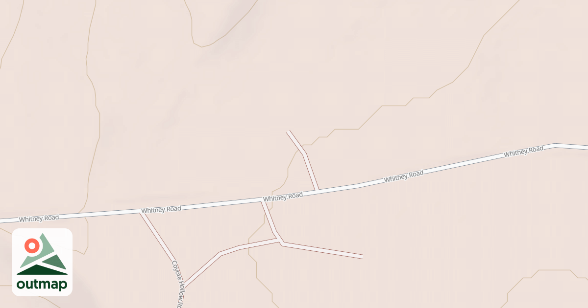 Map of COYOTE HOLLOW NORTH