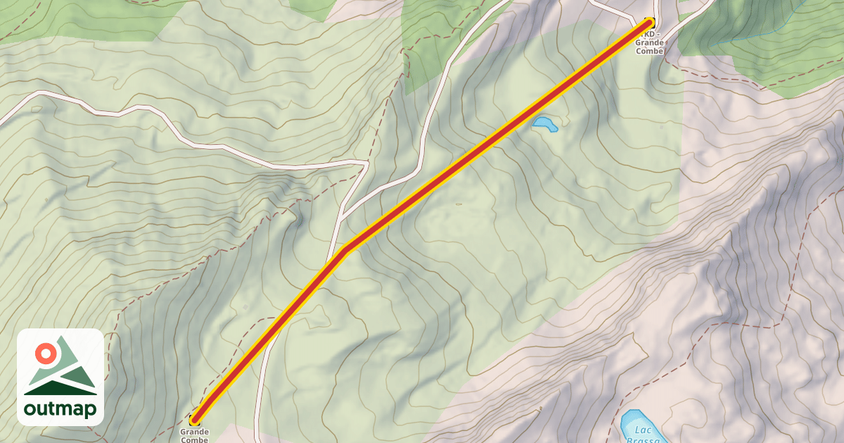 Map of Grande Combe