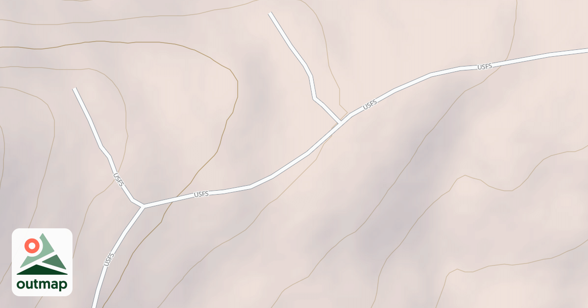 Map of Twin Lake Pass Pit Road