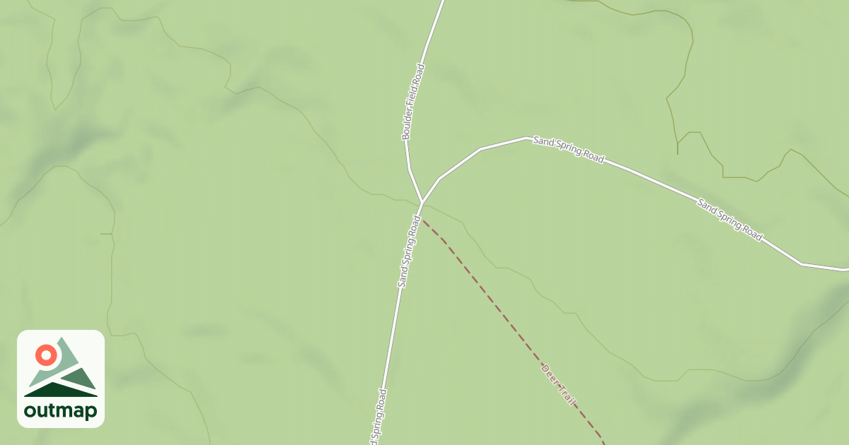 Map of Hickory Run State Park Trails