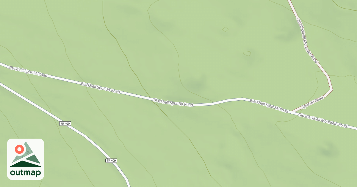 Map of BLACKHALL SPUR 3A