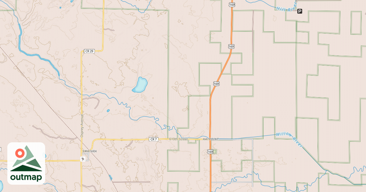 Map of Hill City Trail