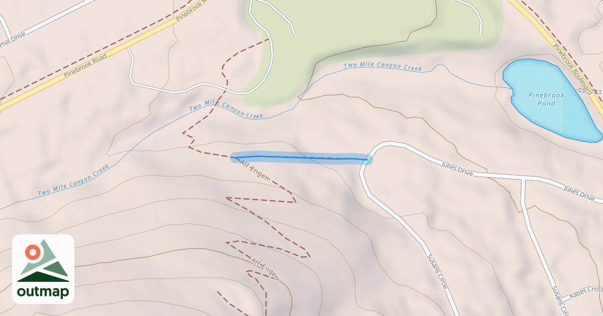 Map of High Meadows Connector