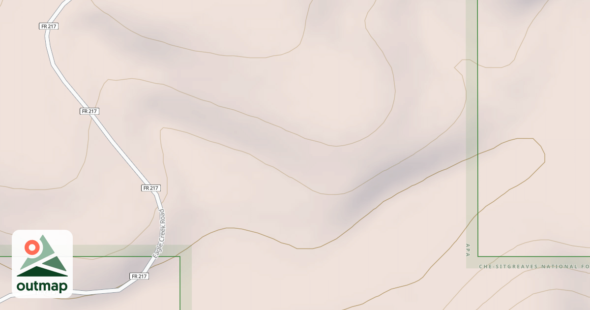 Map of USFS National Forest System Roads {E8A614D4-1046-437E-B529-3F3426EEFC7C}