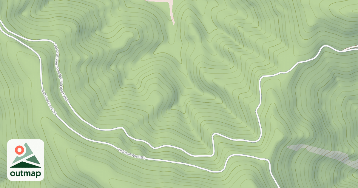 Map of 4TH JULY-COPPER CREEK