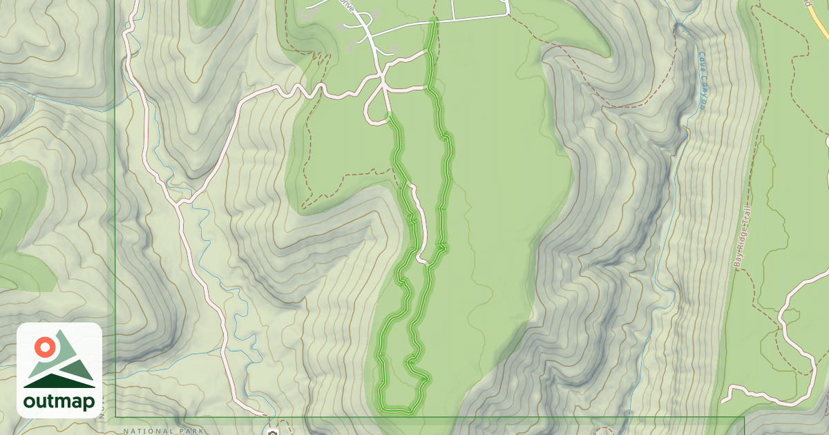 Map of Cherboard View Trail
