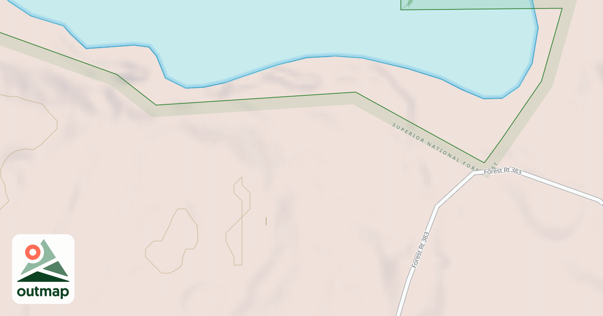Map of BANDANA SPUR I