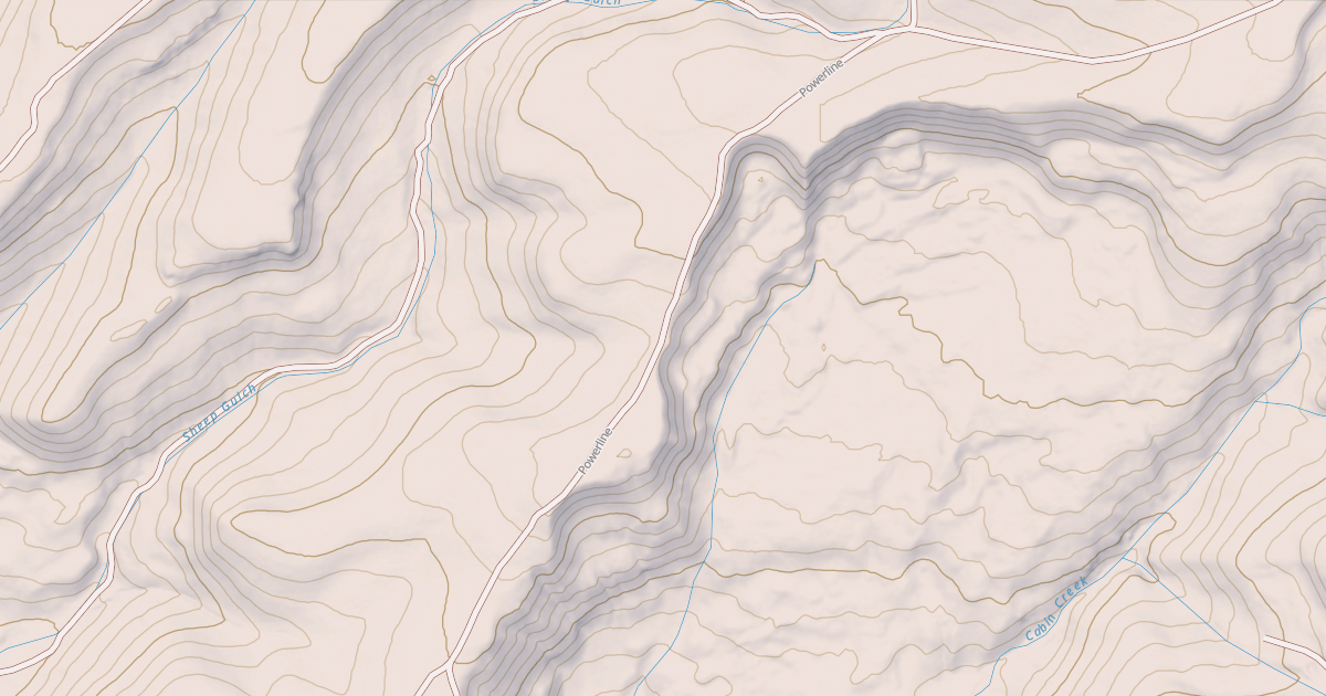 Map preview of BLM National GTLF Public Motorized Roads 565d5491-4975-4c86-aa7e-c39d68797196