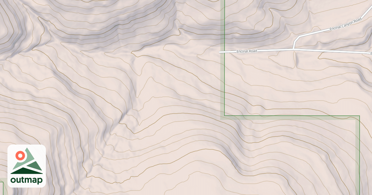 Map of ENCINAL CANYON
