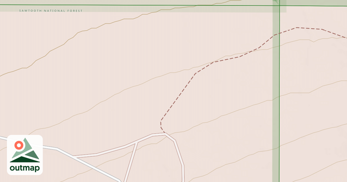 Map of CLEAR CR RIDGE SPUR A