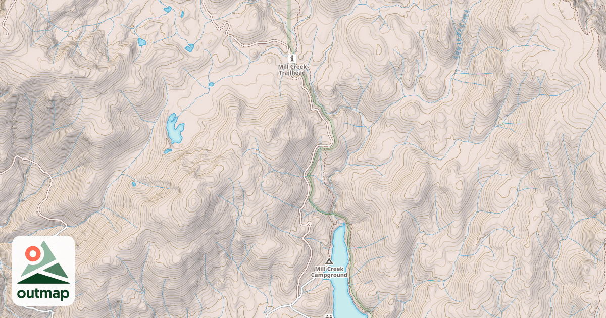 Map of BUCKS LAKE