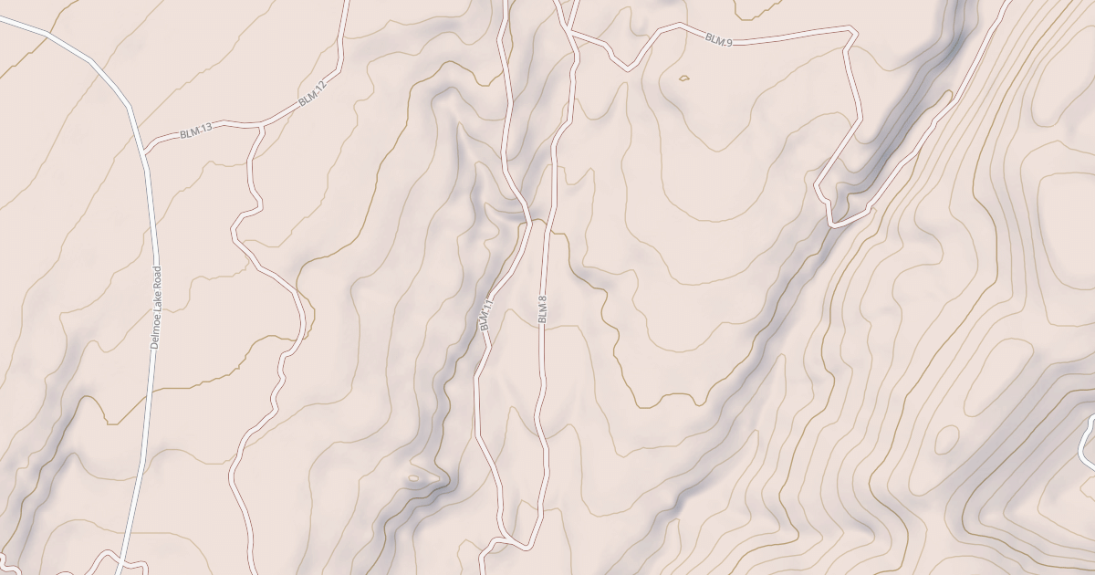 Map preview of Dry Creek Trail