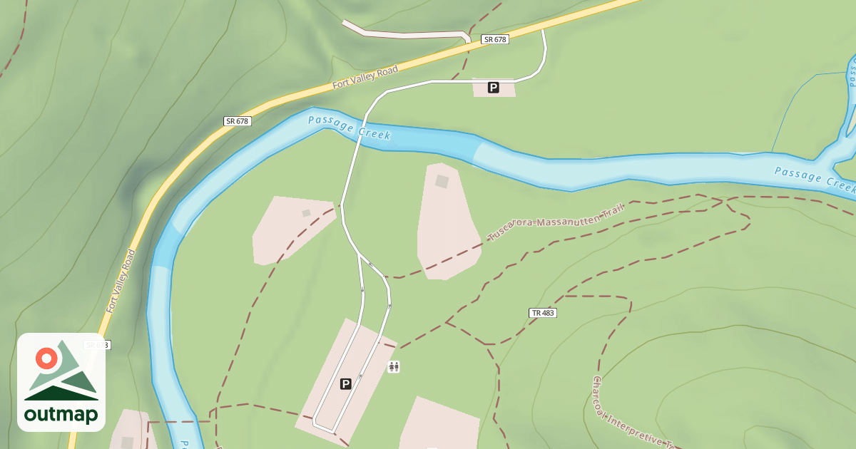 Map of ELIZABETH FURNACE PICNIC