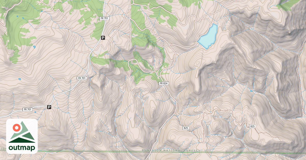 Map of LITTLE TERROR CREEK