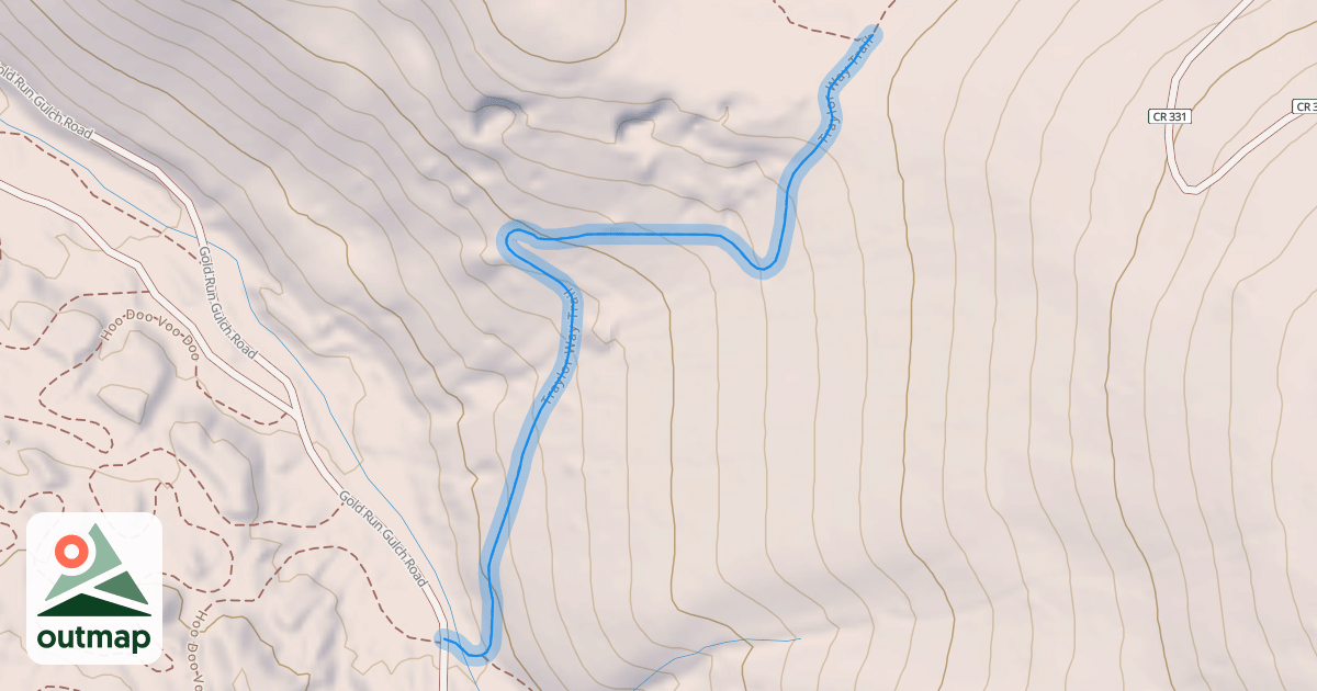 Map of Traylor Way Trail
