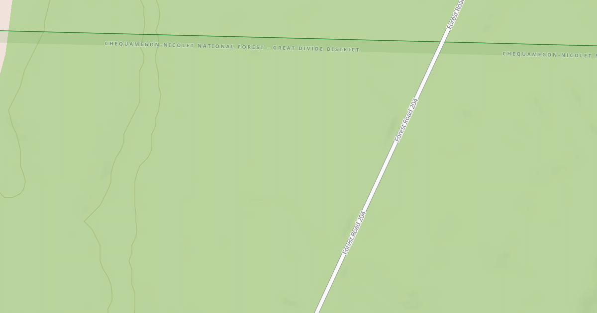Map preview of FR 204G