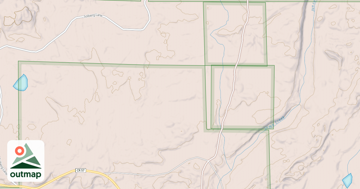 Map of DEVIL TRACK SPUR D