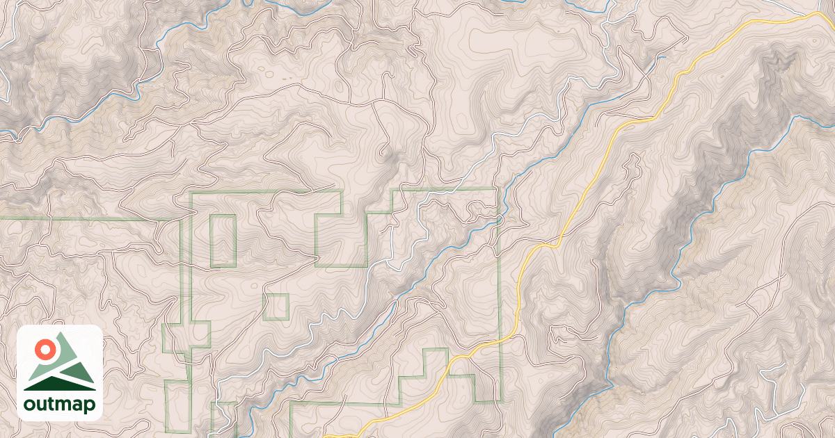 Map of CAMEL PEAK