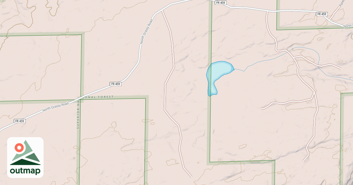 Map of GRASSY CREEK SPUR D