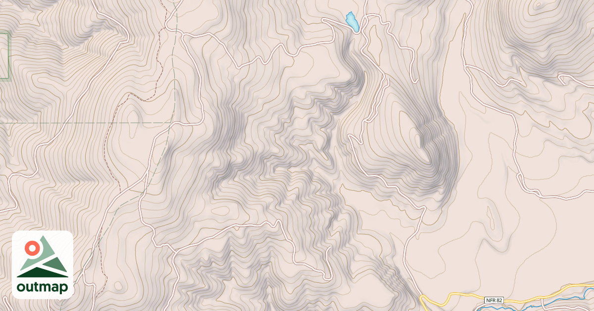 Map of INDIAN CREEK CUTOFF SNOWMOBILE