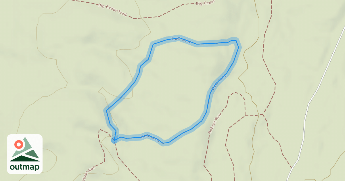 Map of Deer Loop