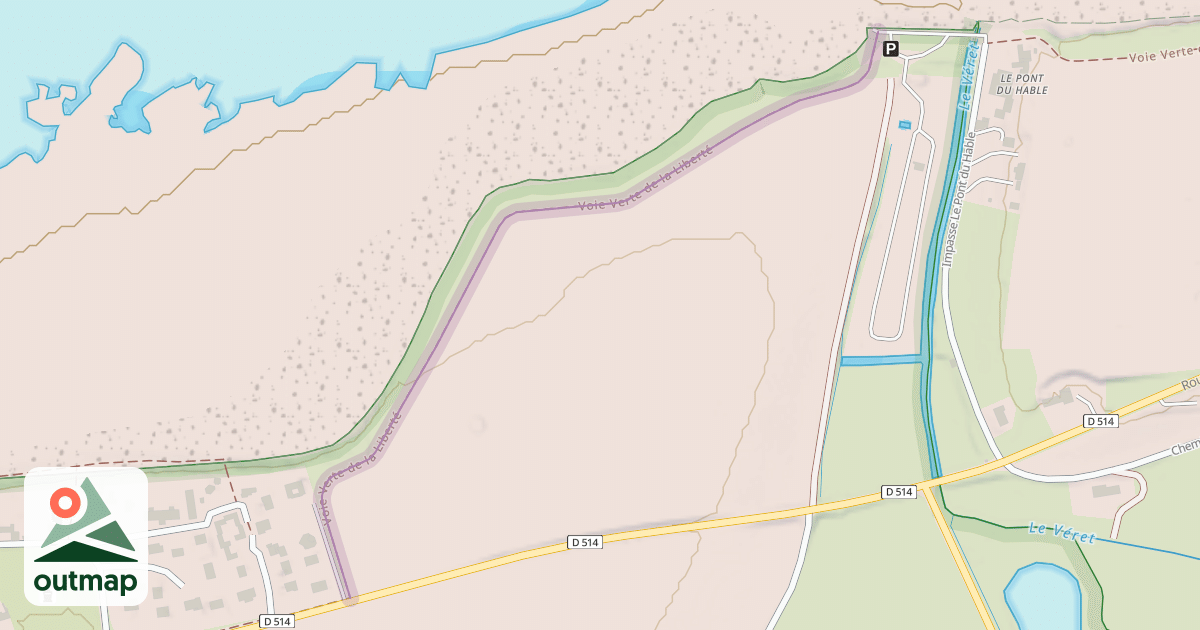 Map of Voie Verte de la Liberté