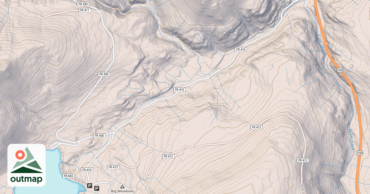 Map of BIG MEADOWS
