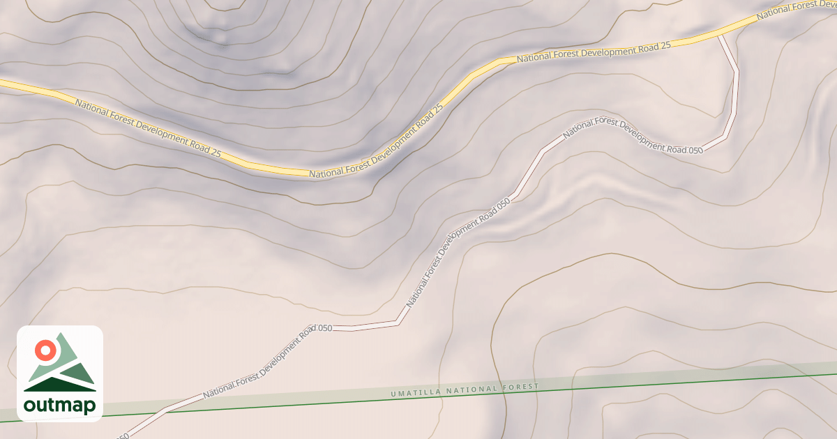 Map of USFS National Forest System Roads {BC0C0E54-1C2F-4C00-992D-B26CEBF2D232}