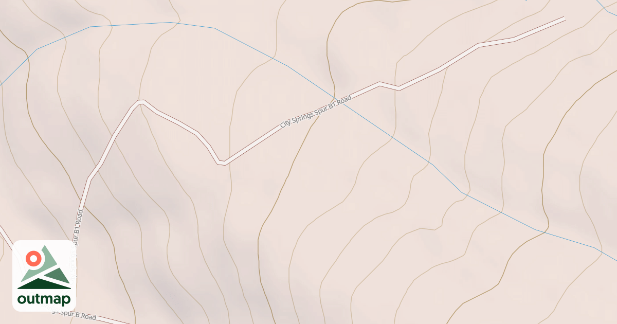 Map of CITY SPRINGS SPUR B1