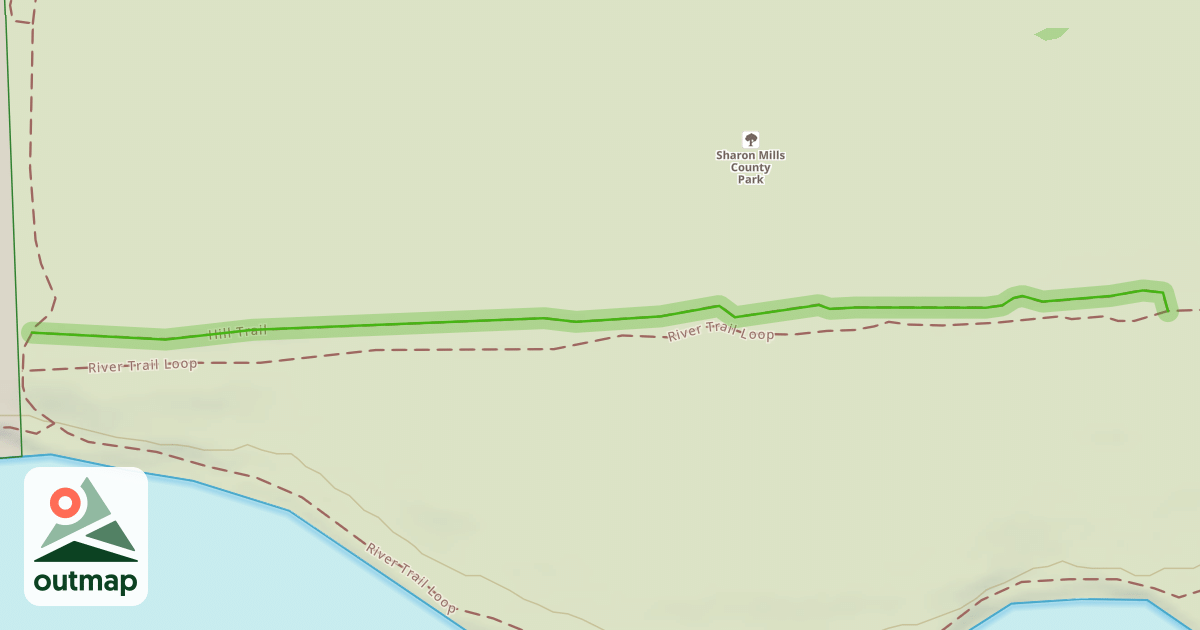 Map of Hill Trail