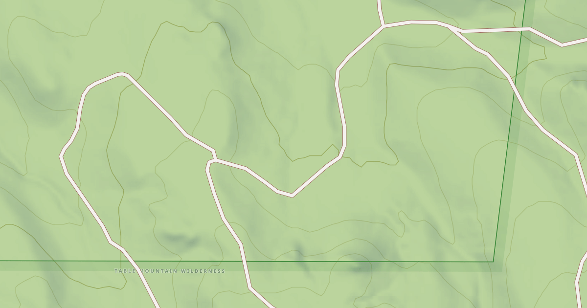Map preview of MORGAN CREEK SPUR