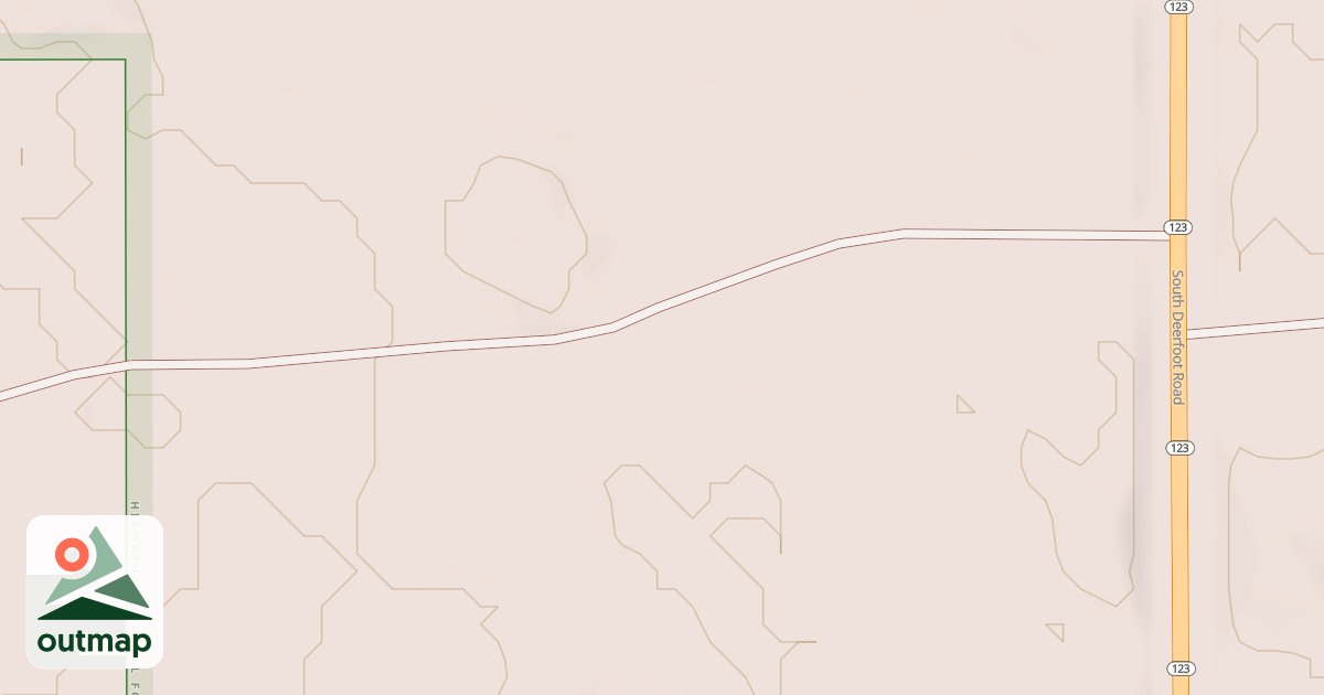 Map of M-123 SPUR 3432