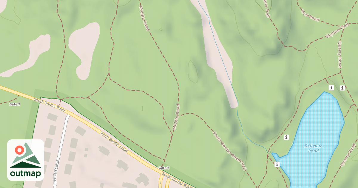 Map of Middle Road