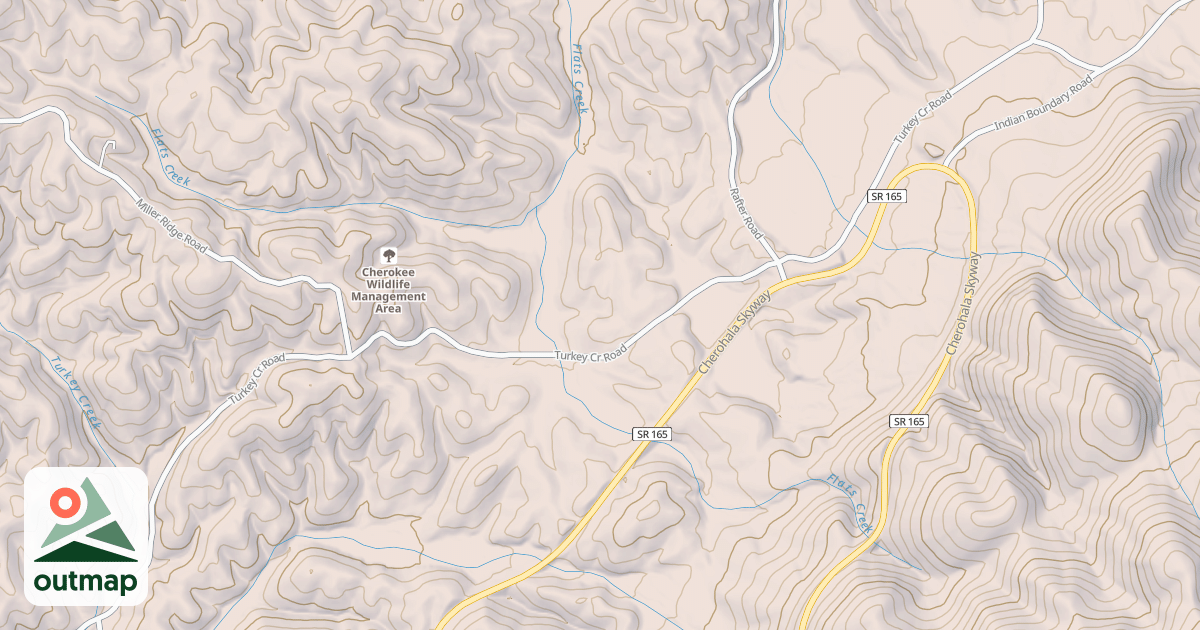 Map of CITICO CREEK SOUTH