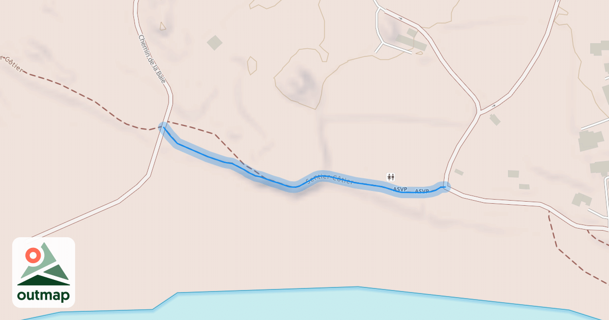Map of Sentier Côtier