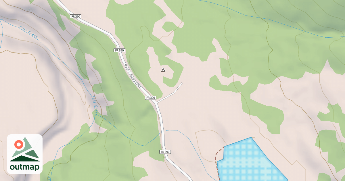 Map of TUCKER PONDS PA ROAD