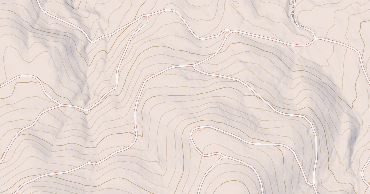 Map preview of USFS National Forest System Roads {48E9151B-3B20-42EC-829E-6CBC11E81FD4}
