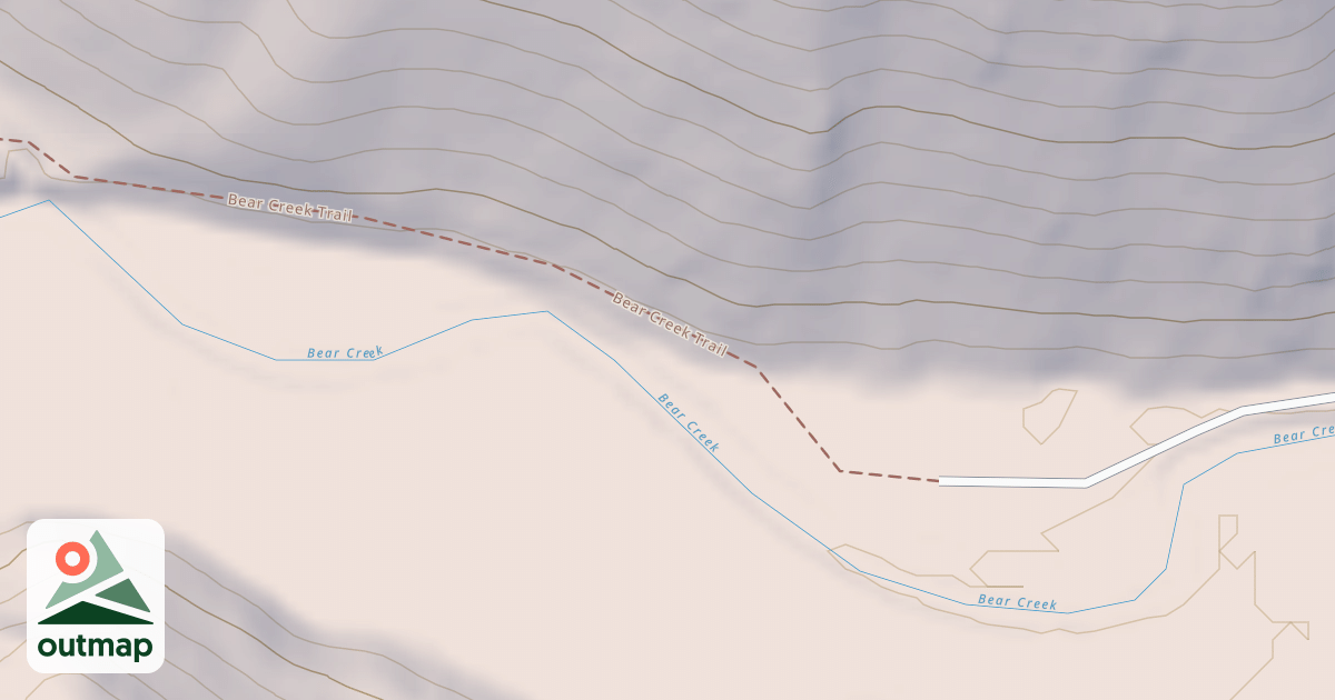 Map of Bear Creek