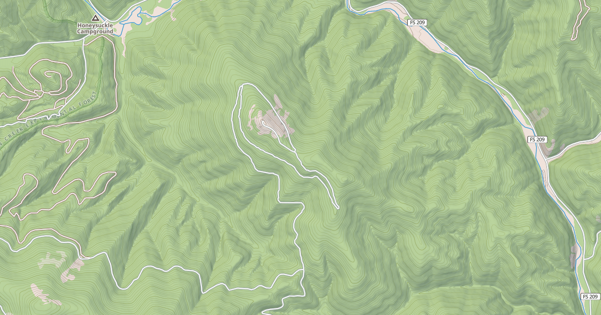 Map preview of USFS Motor Vehicle Use Map Trails 11786