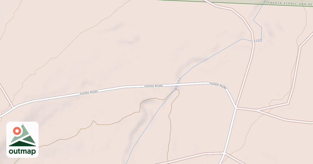 Map of CHERRY RUN
