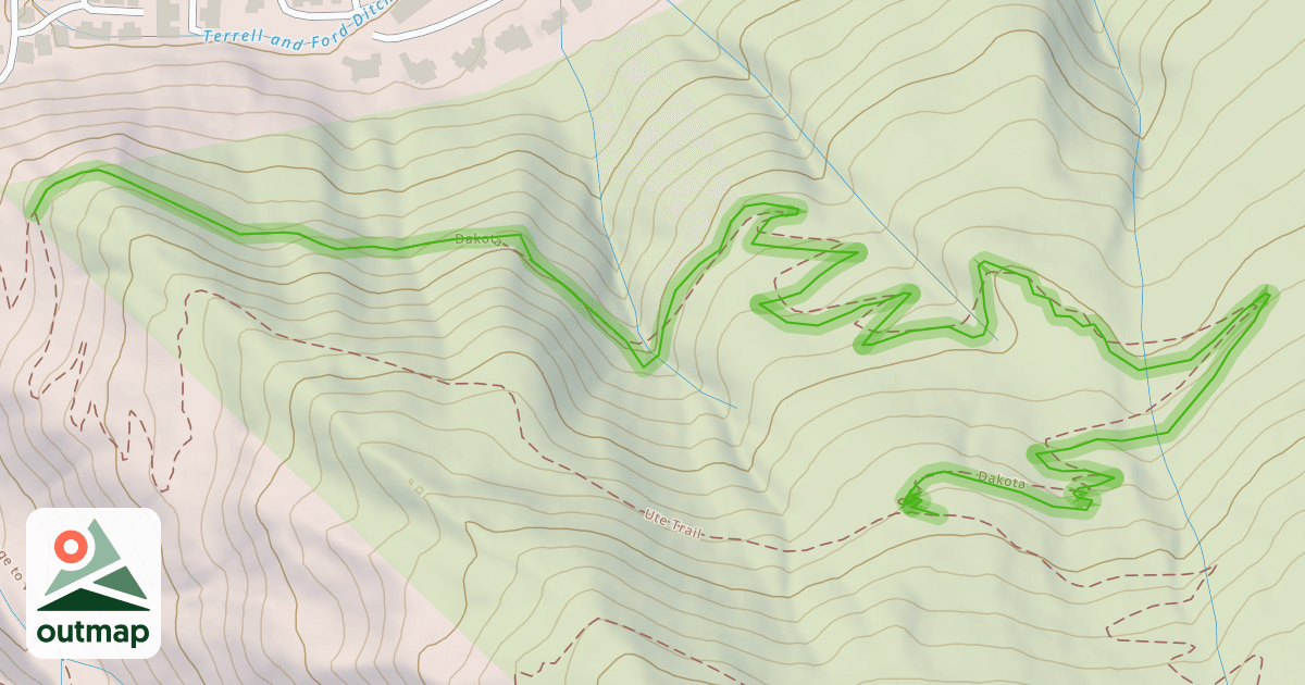 Map of Dakota