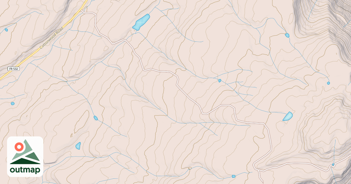 Map of COTTONWOOD A
